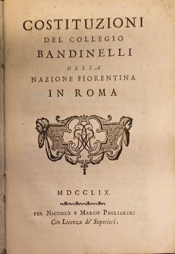 Costituzioni del collegio - del,