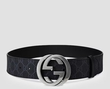 Cintura Gucci logo tela GG