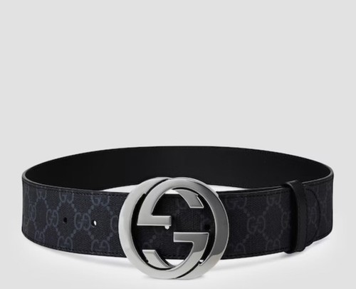 Cintura gucci logo tela - gucci, gg