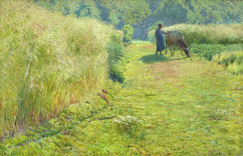 Dipinto olio emile claus - dipinto,