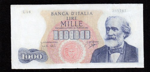 Mille 1000 lire - lire, giuseppe