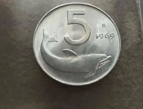 Lire 1969 con capovolto - 5,
