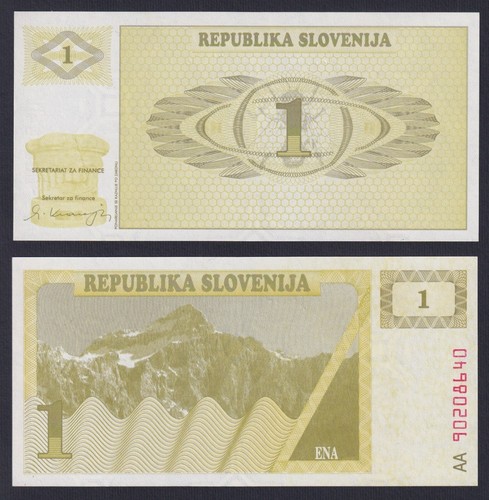 Banconota slovenia tolar - slovenia, 1