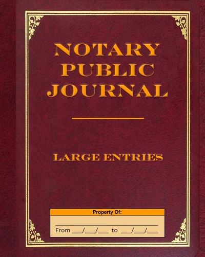 Notary public journal - notary,