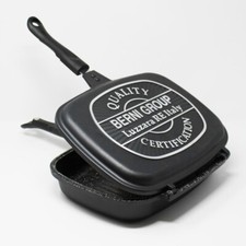 Padella Fornetto Berni rettangolare effetto pietra 30-32-36 cm - Berni Group