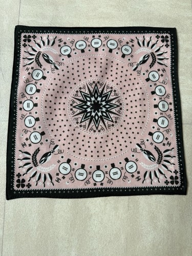 Mini carré coton - coton, noir