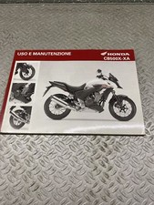 libretto uso e manuntenzione per honda cb 500 x-xa origine