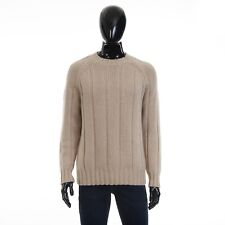 Maglione in cashmere BRUNELLO CUCINELLI 4950$ - beige, maniche raglan, pullover
