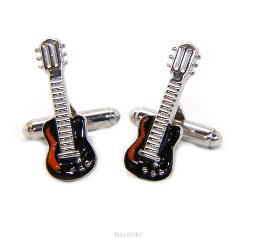 Gemelli argento 925 chitarra - argento,