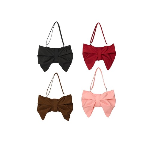 Borsa tracolla con fiocco - a,