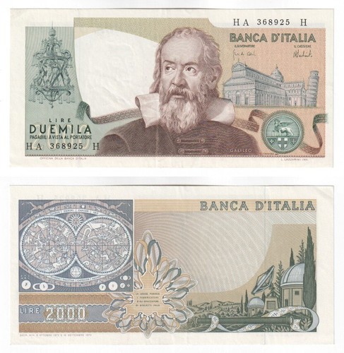 Banconota italia 2000 lire - banconota,