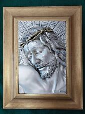 Quadro in bassorilievo in Argento 925 raffigurante l'Ecce Homo