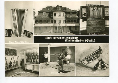 Cartolina markneukirchen museo - markneukirchen,