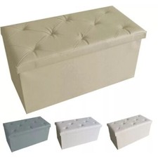 Puff pouf contenitore - pouf, ecopelle
