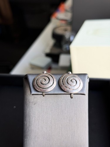 Orecchini spirale vintage - orecchini, a