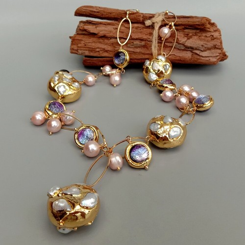 Collana con perle keshi - collana,
