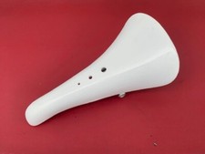 NUOVO NOS Vintage Velo BMX Bike vecchia scuola sedile fulmine bianco VL-117