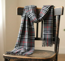 BURBERRY Sciarpa Unisex Frange