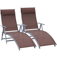Outsunny Set 2 Lettini