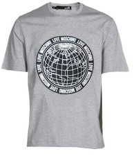 T SHIRT LOVE MOSCHINO GLOBE
