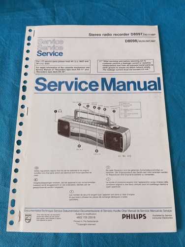 Stereo radio recorder philips - radio,