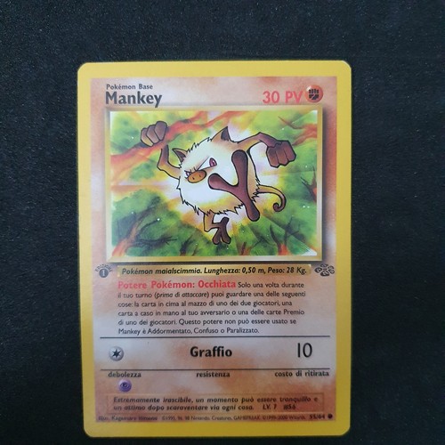 Pokemon mankey jungle - mankey, prima