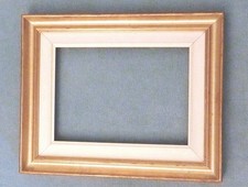 CORNICE per QUADRI, in legno color oro con  PASSEPARTOUT.  Cm. 50 x 40.