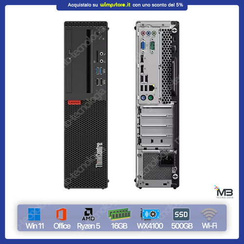 Lenovo ryzen wx4100 16gb - pc,