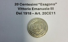 Rara Moneta 20 Centesimi 1918