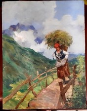 RODOLFO PAOLETTI (Venezia 1866 Milano 1940) Olio su tavola cm 28x36