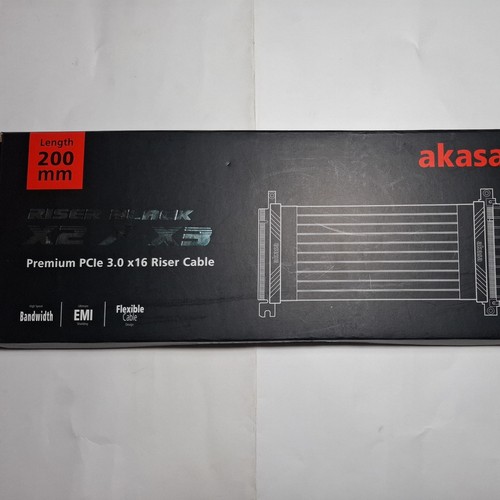 Riser pcie akasa - pcie, 3.0