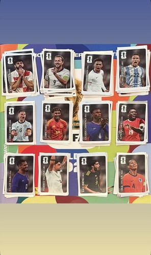 Set completo stickers - 12, coca