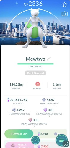 Pokemon shiny mewtwo tokyo - mewtwo-,