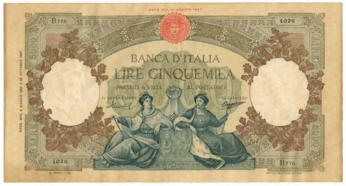5000 lire capranesi - 5000,