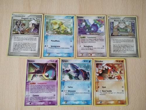 Lotto carte pokemon - carte, rare