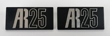 ACOUSTIC RESEARCH - AR 25 - COPPIA MARCHI IN METALLO - 5X2,5 CM