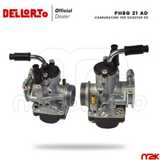 CARBURATORE DELL'ORTO PHBG 21 AD 02590 UNIVERSALE CICLOMOTORI SCOOTER 50 2T
