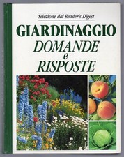 Libro enciclopedia vintage 1992 Giardinaggio Domande e Risposte Selezione Reade
