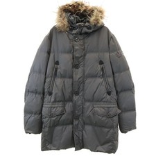 Peuterey down coat charcoal - down,