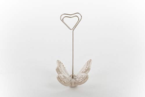 Segnaposto farfalla beige - 6, pz