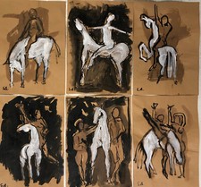 Disegni pastello e china - pastello,