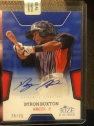 Autografo byron buxton - autografo, 2013