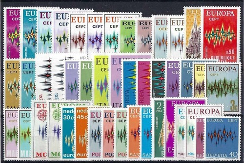 Europa cept 1972 set anno - cept,