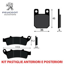 Kit pastiglie freno anteriori - freno,
