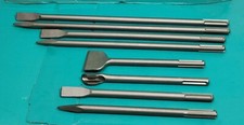 Set rompi scalpello SDS MAX 8 pezzi Hilti Makita Bosch DeWalt Hitachi Milwaukee 