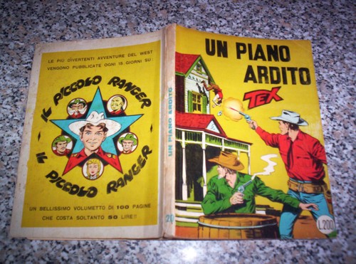 Tex spillato 200 - tex, lire