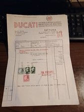 1937s  DUCATI , 1937s original invoice Ducati - Borgo Panigale