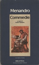 Menandro Commedie a cura di