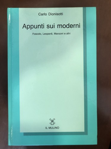 Dionisotti carlo appunti sui - carlo.,