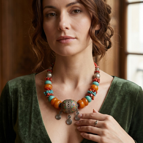 Collana berbero marocchino - collana,